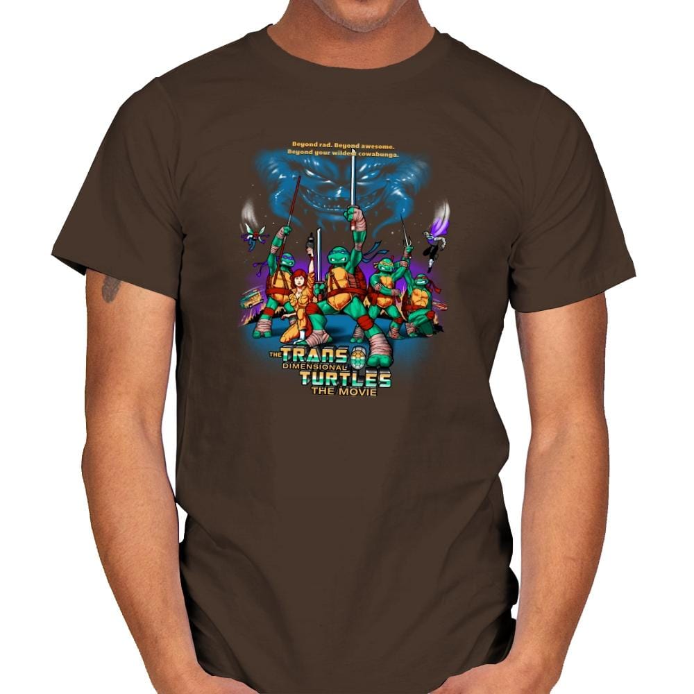 The Trans-Dimensional Turtles Exclusive - Mens T-Shirts RIPT Apparel Small / Dark Chocolate