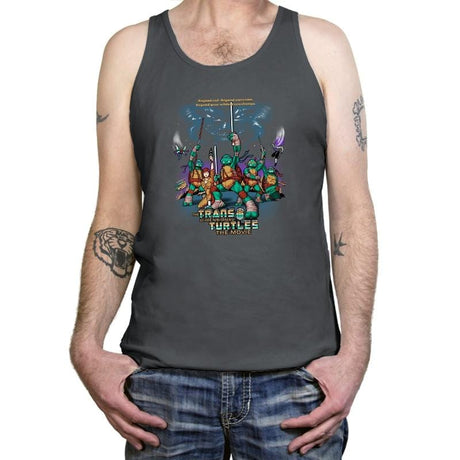 The Trans-Dimensional Turtles Exclusive - Tanktop Tanktop RIPT Apparel X-Small / Asphalt