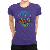 The Trans-Dimensional Turtles Exclusive - Womens Premium T-Shirts RIPT Apparel Small / Purple Rush