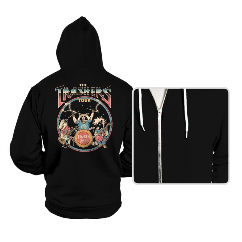 The Trashers Tour! - Hoodies Hoodies RIPT Apparel Small / Black