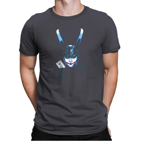 The Trickster Exclusive - Mens Premium T-Shirts RIPT Apparel Small / Heavy Metal