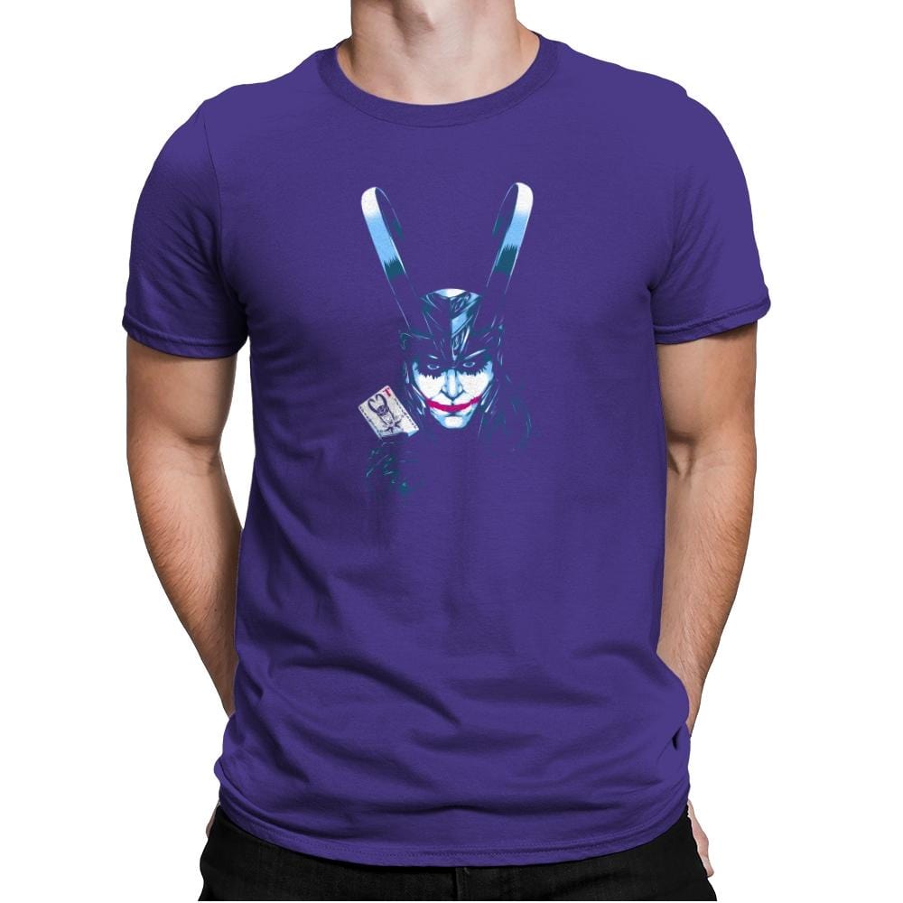 The Trickster Exclusive - Mens Premium T-Shirts RIPT Apparel Small / Purple Rush