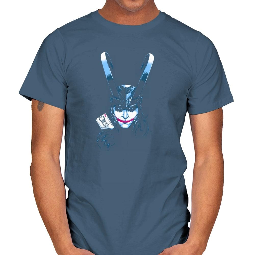 The Trickster Exclusive - Mens T-Shirts RIPT Apparel Small / Indigo Blue