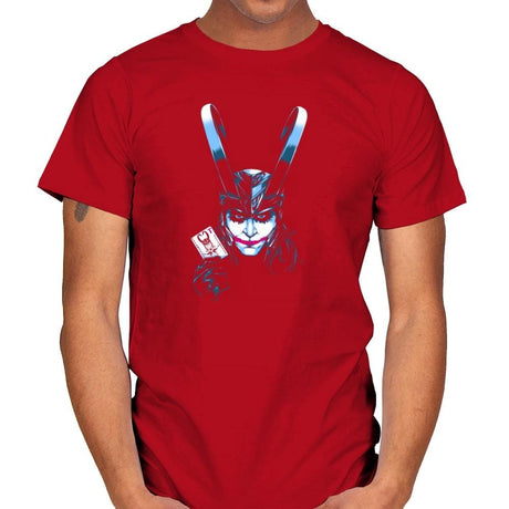 The Trickster Exclusive - Mens T-Shirts RIPT Apparel Small / Red