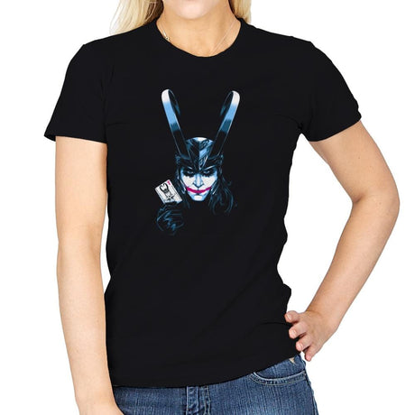 The Trickster Exclusive - Womens T-Shirts RIPT Apparel Small / Black