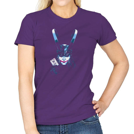 The Trickster Exclusive - Womens T-Shirts RIPT Apparel Small / Purple
