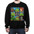 The Turtle Bunch - Crew Neck Sweatshirt Crew Neck Sweatshirt RIPT Apparel Small / Black
