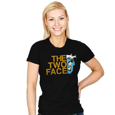 The Two Face - Womens T-Shirts RIPT Apparel