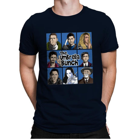 The Umbrella Bunch - Mens Premium T-Shirts RIPT Apparel Small / Midnight Navy