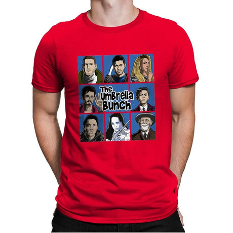 The Umbrella Bunch - Mens Premium T-Shirts RIPT Apparel Small / Red