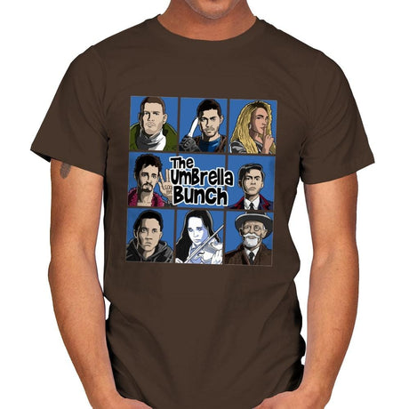 The Umbrella Bunch - Mens T-Shirts RIPT Apparel Small / Dark Chocolate