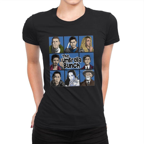 The Umbrella Bunch - Womens Premium T-Shirts RIPT Apparel Small / Black