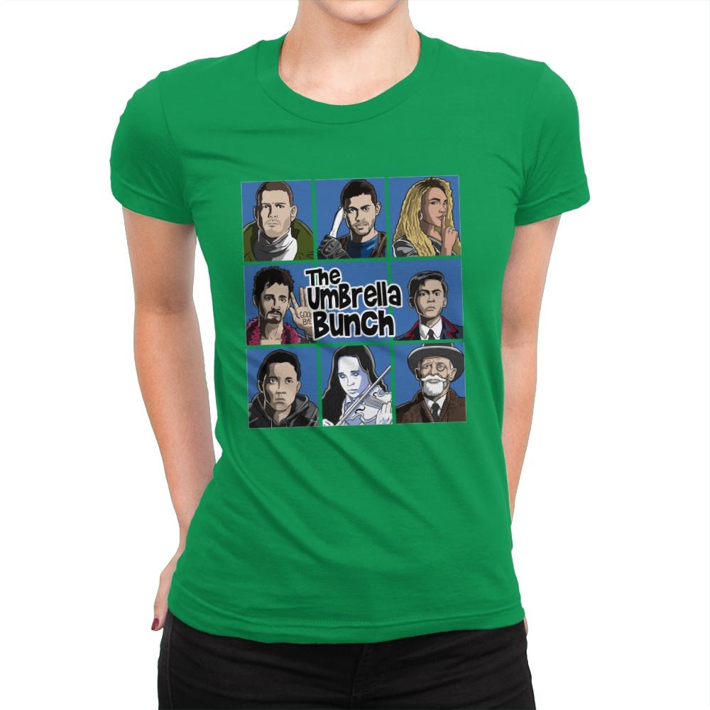 The Umbrella Bunch - Womens Premium T-Shirts RIPT Apparel Small / Kelly Green