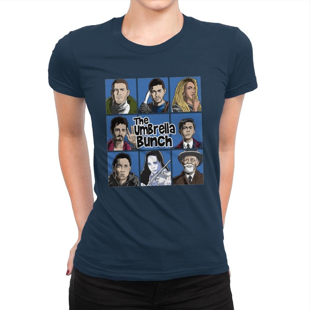 The Umbrella Bunch - Womens Premium T-Shirts RIPT Apparel Small / Midnight Navy
