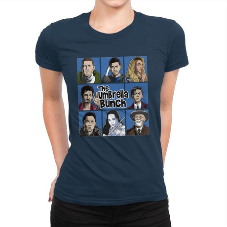 The Umbrella Bunch - Womens Premium T-Shirts RIPT Apparel Small / Midnight Navy