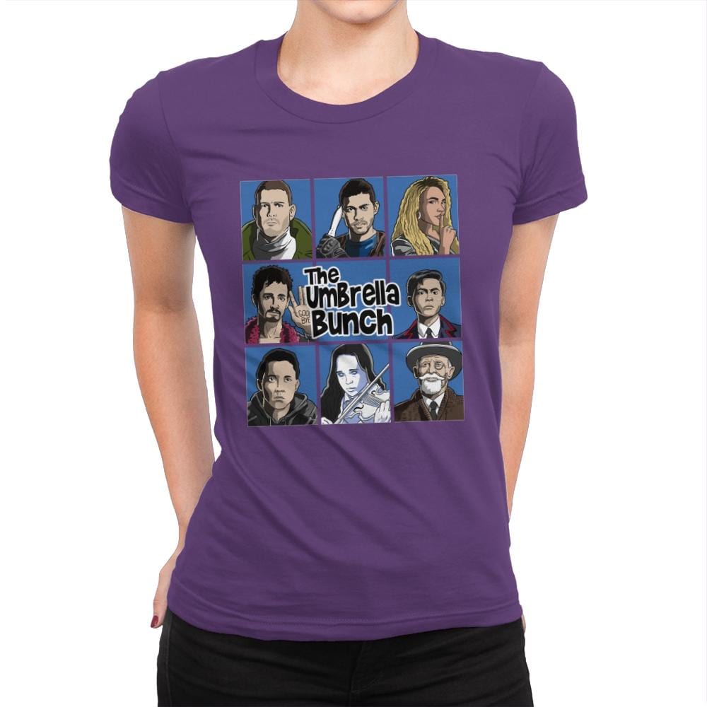 The Umbrella Bunch - Womens Premium T-Shirts RIPT Apparel Small / Purple Rush