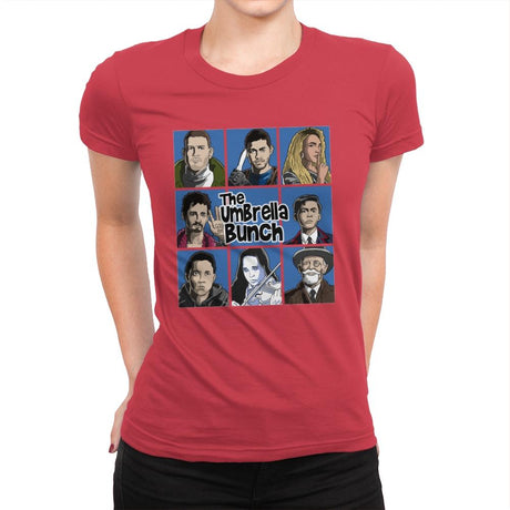 The Umbrella Bunch - Womens Premium T-Shirts RIPT Apparel Small / Red