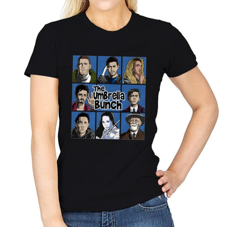 The Umbrella Bunch - Womens T-Shirts RIPT Apparel Small / Black