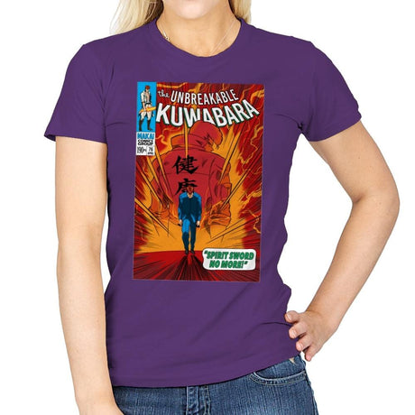 The Unbreakable Kuwabara - Womens T-Shirts RIPT Apparel Small / Purple