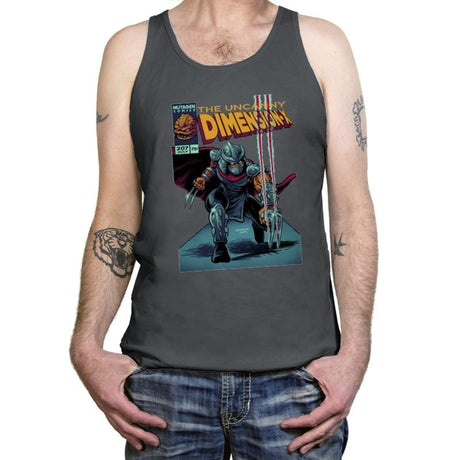 The Uncanny Dimension-X - Tanktop Tanktop RIPT Apparel X-Small / Asphalt