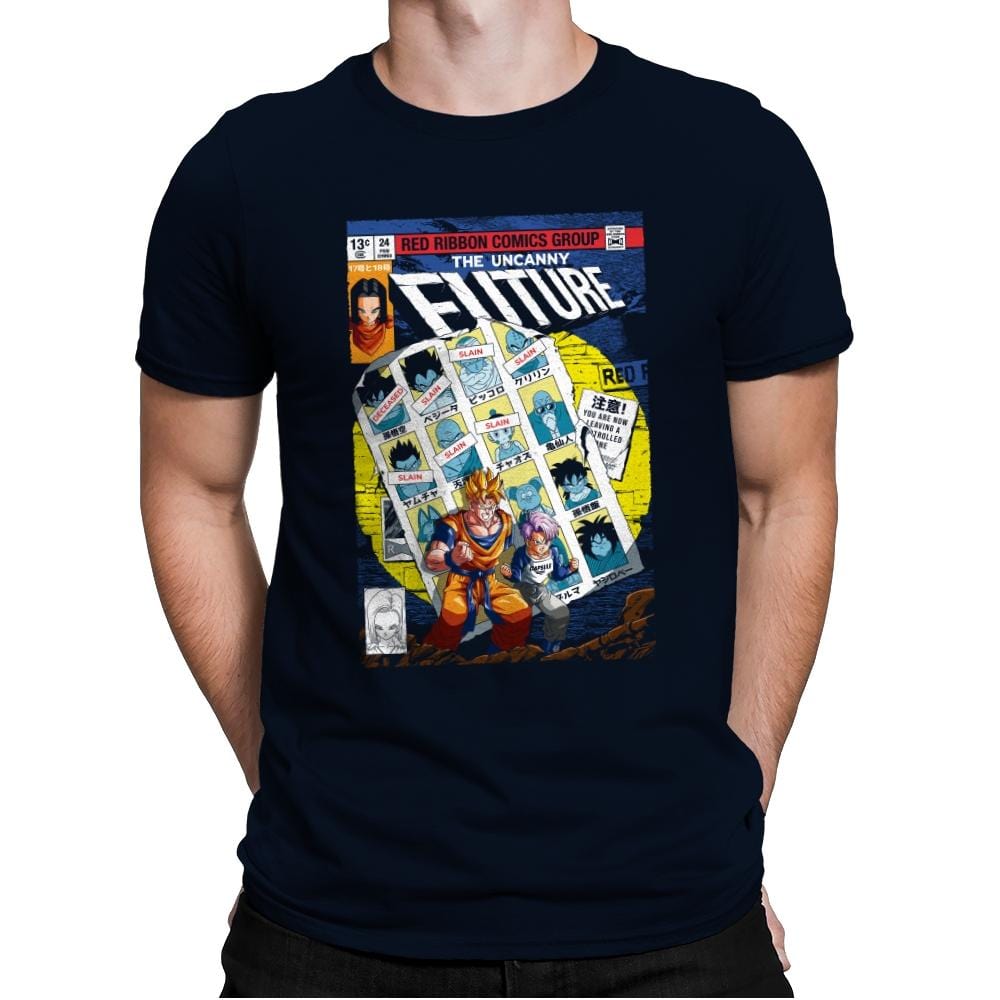 The Uncanny Future - Mens Premium T-Shirts RIPT Apparel Small / Midnight Navy