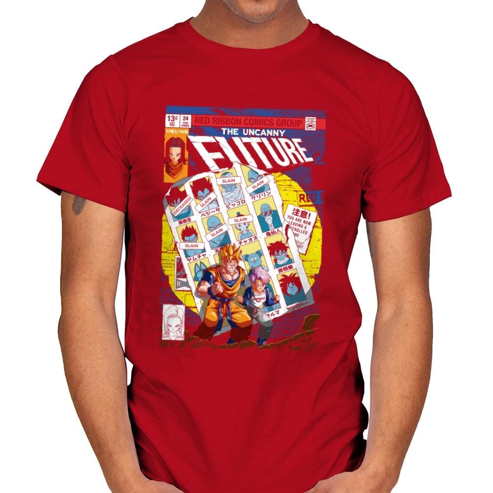 The Uncanny Future - Mens T-Shirts RIPT Apparel Small / Red