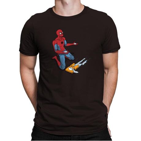 The Uncle Ben Tragedy Exclusive - Mens Premium T-Shirts RIPT Apparel Small / Dark Chocolate