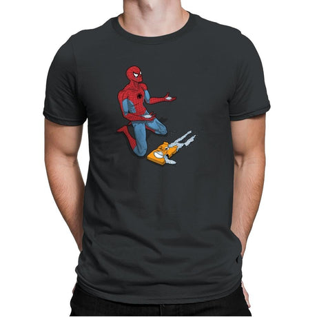 The Uncle Ben Tragedy Exclusive - Mens Premium T-Shirts RIPT Apparel Small / Heavy Metal