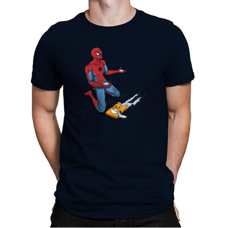 The Uncle Ben Tragedy Exclusive - Mens Premium T-Shirts RIPT Apparel Small / Midnight Navy