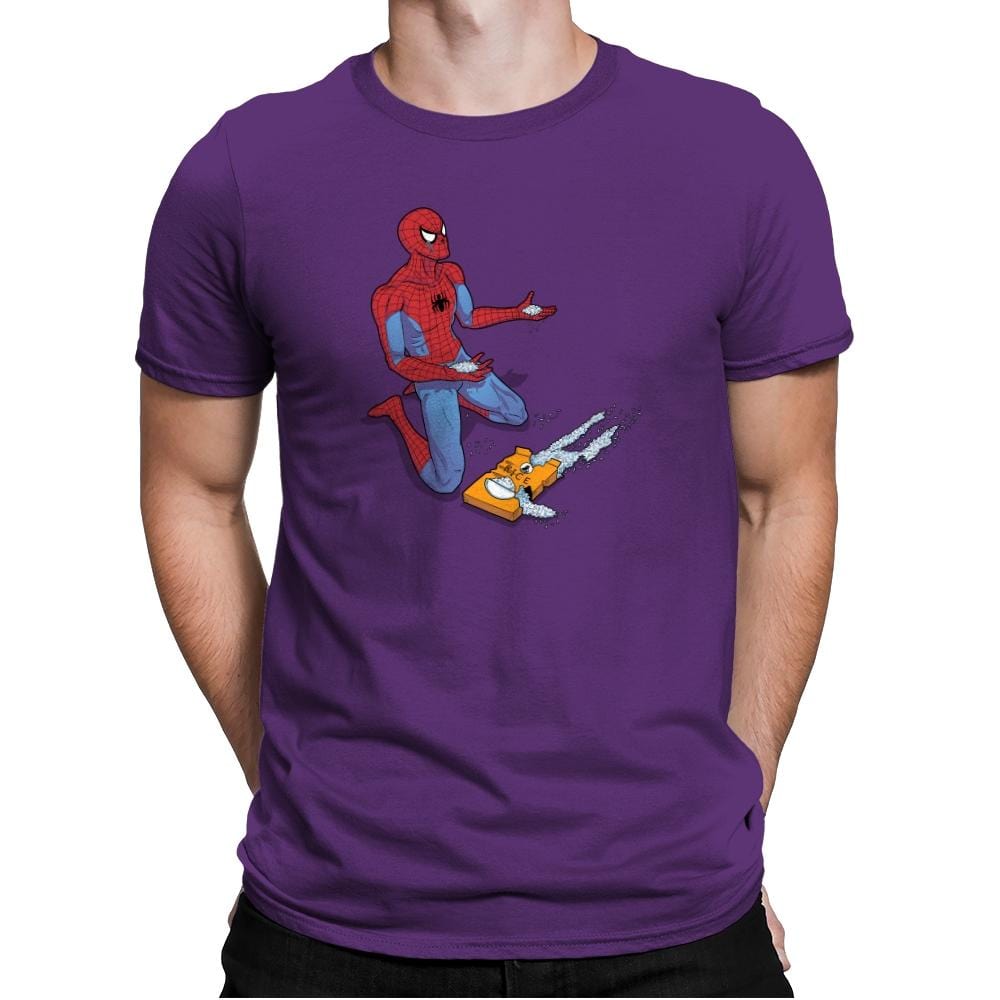 The Uncle Ben Tragedy Exclusive - Mens Premium T-Shirts RIPT Apparel Small / Purple Rush