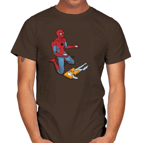 The Uncle Ben Tragedy Exclusive - Mens T-Shirts RIPT Apparel Small / Dark Chocolate