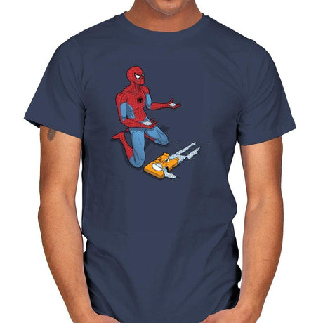 The Uncle Ben Tragedy Exclusive - Mens T-Shirts RIPT Apparel Small / Navy