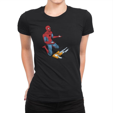 The Uncle Ben Tragedy Exclusive - Womens Premium T-Shirts RIPT Apparel Small / Black