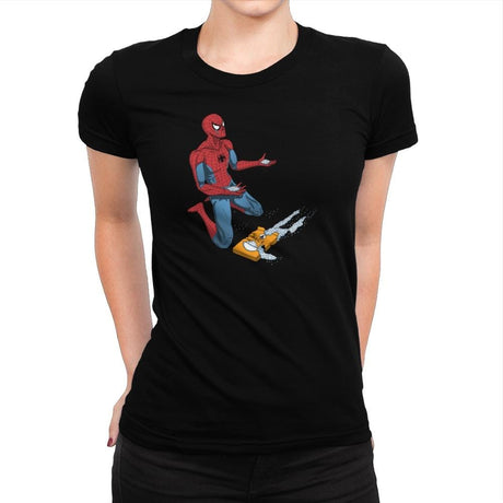The Uncle Ben Tragedy Exclusive - Womens Premium T-Shirts RIPT Apparel Small / Indigo