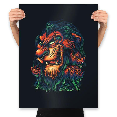 The Uncrowned King - Prints Posters RIPT Apparel 18x24 / Black