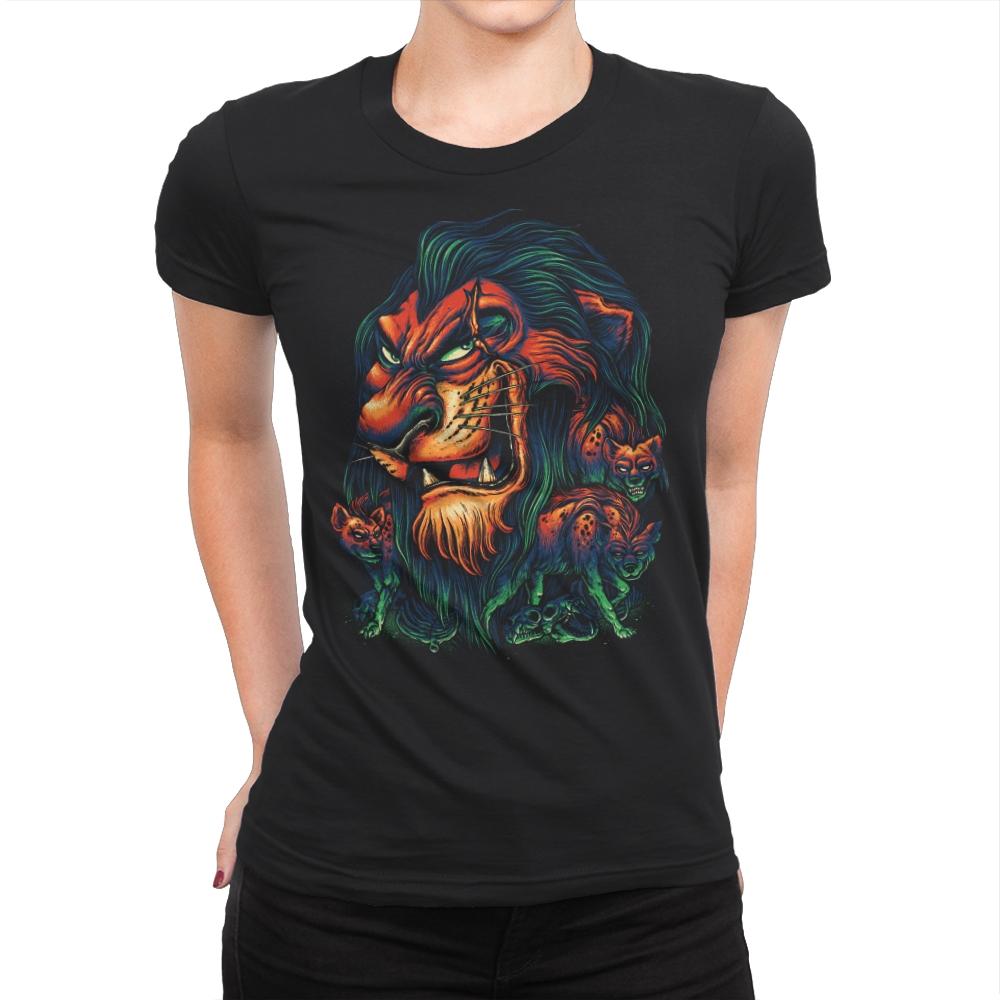 The Uncrowned King - Womens Premium T-Shirts RIPT Apparel Small / Black