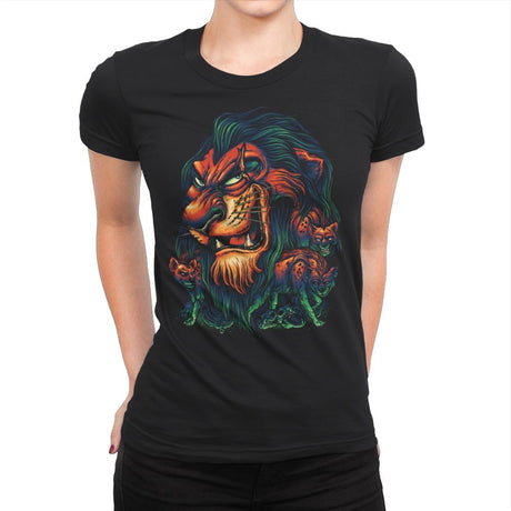 The Uncrowned King - Womens Premium T-Shirts RIPT Apparel Small / Black