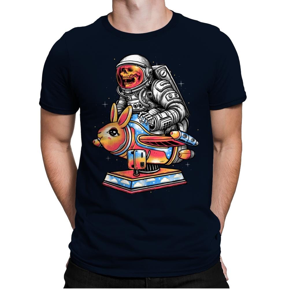 The Universe Is Calling - Mens Premium T-Shirts RIPT Apparel Small / Midnight Navy