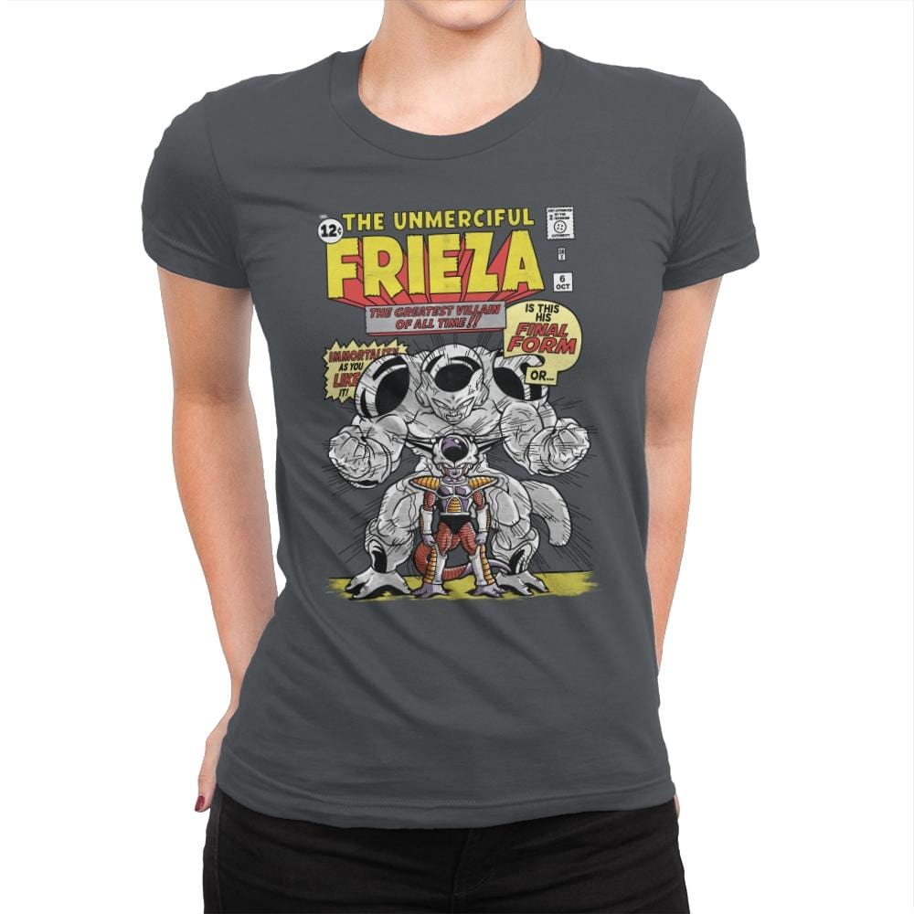 The Unmerciful Frieza - Best Seller - Womens Premium T-Shirts RIPT Apparel Small / Heavy Metal