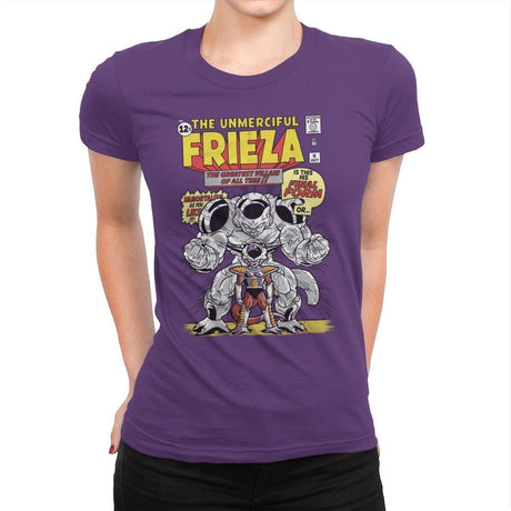 The Unmerciful Frieza - Best Seller - Womens Premium T-Shirts RIPT Apparel Small / Purple Rush