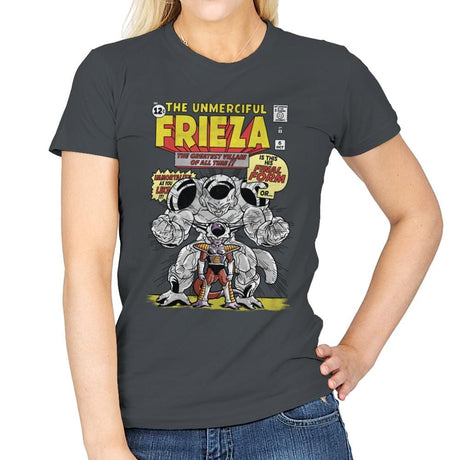 The Unmerciful Frieza - Best Seller - Womens T-Shirts RIPT Apparel Small / Charcoal