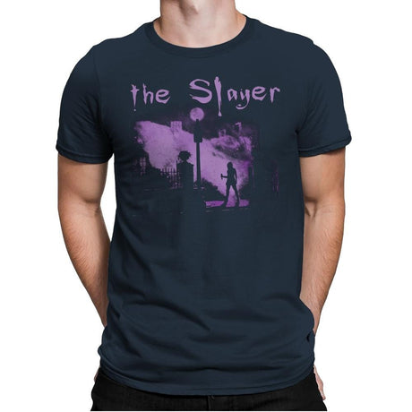 The Vamp Slayer - Mens Premium T-Shirts RIPT Apparel Small / Indigo