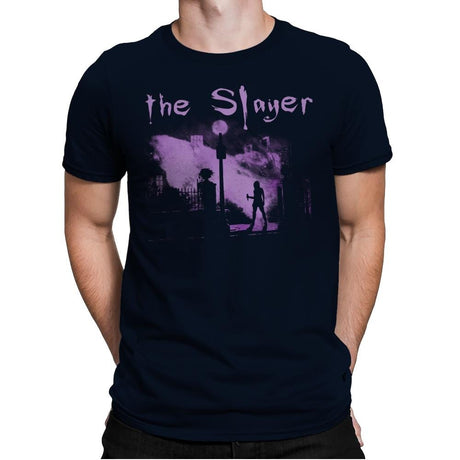 The Vamp Slayer - Mens Premium T-Shirts RIPT Apparel Small / Midnight Navy