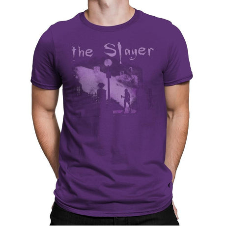 The Vamp Slayer - Mens Premium T-Shirts RIPT Apparel Small / Purple Rush