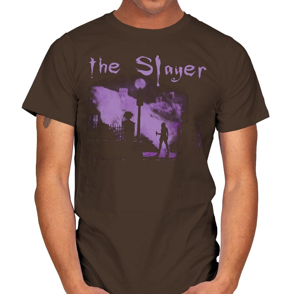 The Vamp Slayer - Mens T-Shirts RIPT Apparel Small / Dark Chocolate