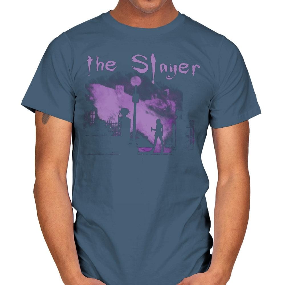The Vamp Slayer - Mens T-Shirts RIPT Apparel Small / Indigo Blue