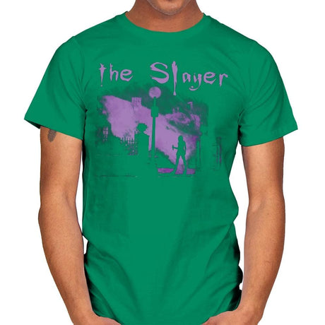 The Vamp Slayer - Mens T-Shirts RIPT Apparel Small / Kelly Green