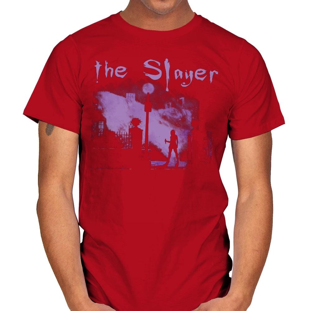 The Vamp Slayer - Mens T-Shirts RIPT Apparel Small / Red