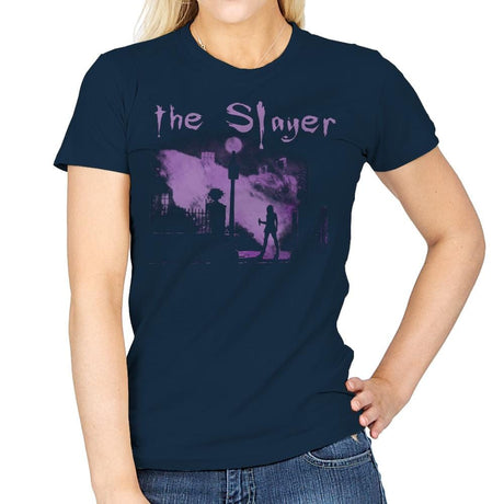 The Vamp Slayer - Womens T-Shirts RIPT Apparel Small / Navy