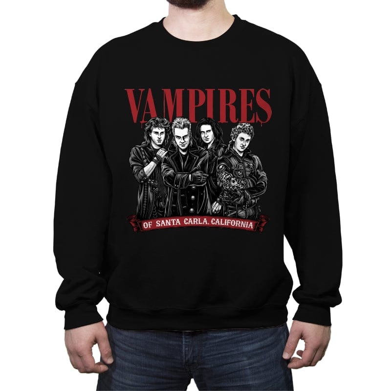 The Vampires - Crew Neck Sweatshirt Crew Neck Sweatshirt RIPT Apparel Small / Black